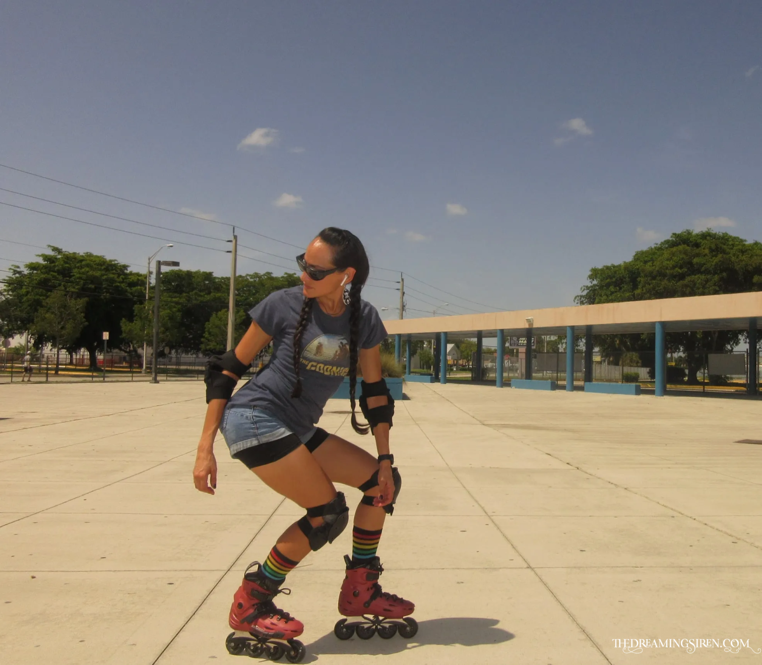 Rollerblader in Miami